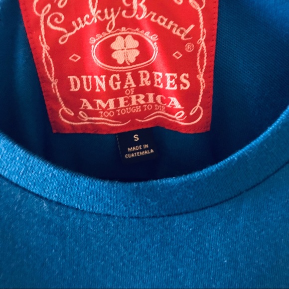 NWOT Retro Lucky Brand Tee Shirt size S - Picture 4 of 4